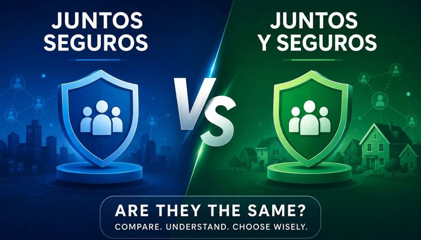 Juntos Seguros vs Juntos y Seguros